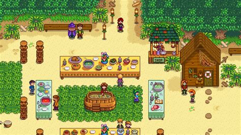 where is the luau in stardew valley|stardew valley luau shop.